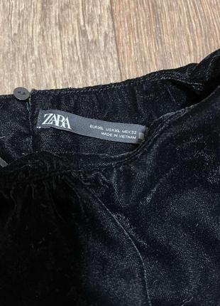 Блуза zara с пышными рукавами2 фото