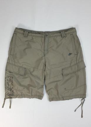 Nike cargo multipocket tactical shorts vintage y2k шорти чоловічі