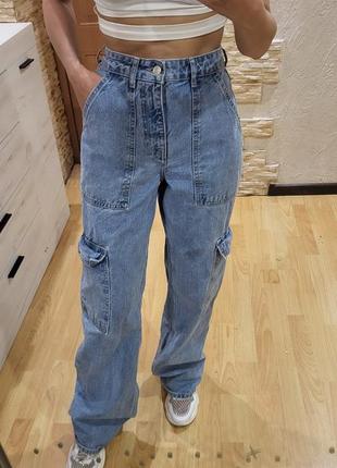 Джинсы карго primark
