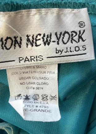 Бирюзовое нарядное миди платье/l/brend fashion new york paris5 фото