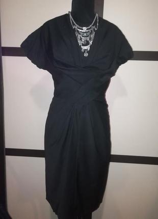 Шикарное чёрное платье monicaricci оригинал!1 фото