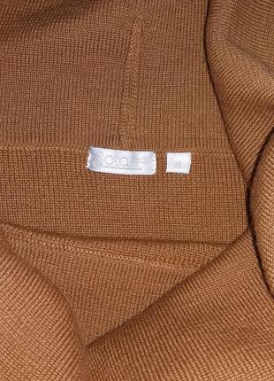 Кофта гольф solar актуальный цвет горчичный коричневый теплый2 фото