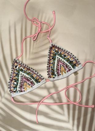 Victoria’s secret оригинал купальник верх бюст шторки