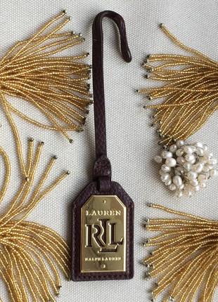 Оригинал lauren ralph lauren брелок подвес бирка
