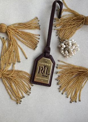 Оригинал lauren ralph lauren брелок подвес бирка
