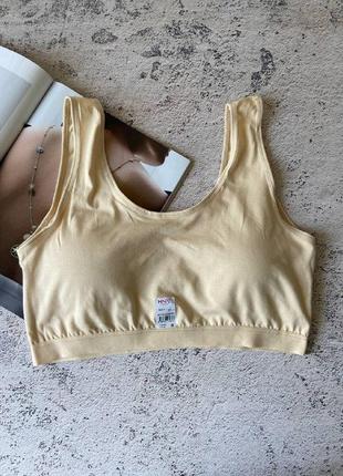 Женский топик бежевый на чашку с/д