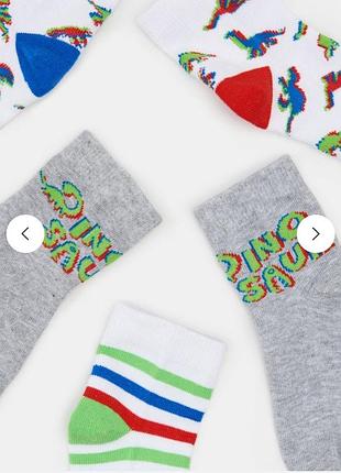 Носки с динозаврами sinsay 23/26 27/30 размер мальчика мальчишку мальчишку мальчишку