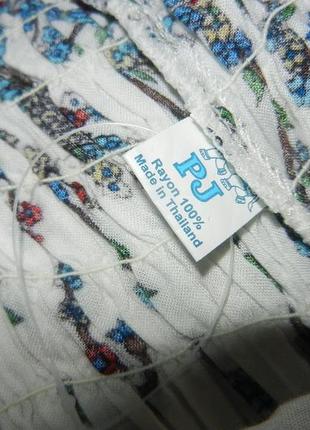 Xs/36 білий сарафан, пляжна туніка плаття бавовна, rayon, новий