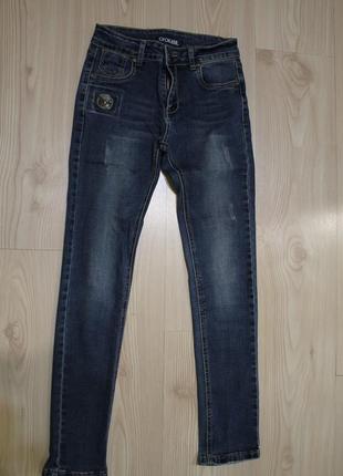Джинсы женские эластичные приталённые джегинсы легинсы брюки штаны синие размер 34 36 44 42 s slim3 фото