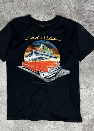 Cadillac вінтажна офф мерч футболка кадилак вінтаж