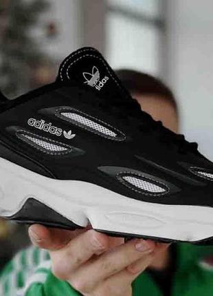 Чоловічі та жіночі кросівки adidas ozweego celox black/white