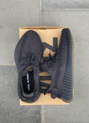 Чоловічі та жіночі кросівки  adidas yeezy boost 350 black cinder (без рефлектива)