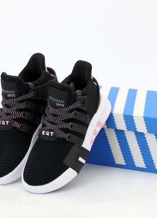 Кросівки жіночі  adidas equipment adv black pink5 фото