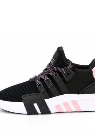 Кросівки жіночі  adidas equipment adv black pink2 фото