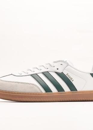 Жіночі кросівки  adidas sam. white/green