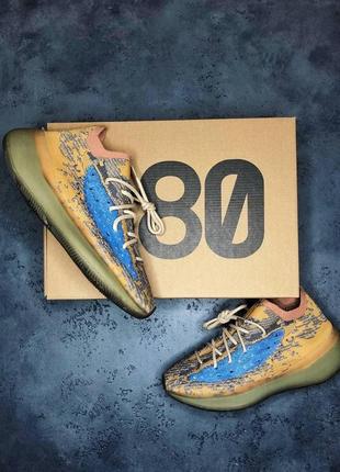 Кросівки жіночі  adidas yeezy boost 380 blue oat2 фото