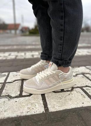 Мужские и женские кроссовки  adidas forum 84 low premium beige v2