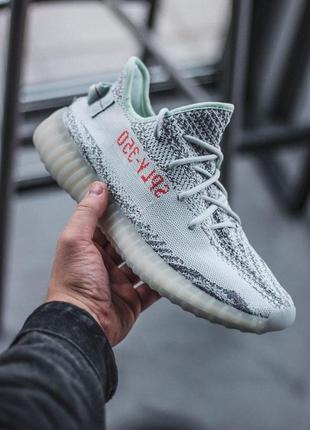 Мужские кроссовки  adidas yeezy boost 350 v2 blue tint