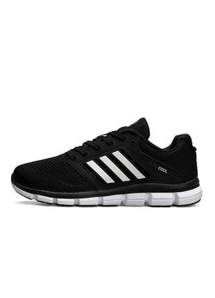 Мужские кроссовки  adidas climacool black white