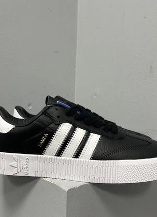 Жіночі кросівки  adidas samba rose ‘black white’ 37