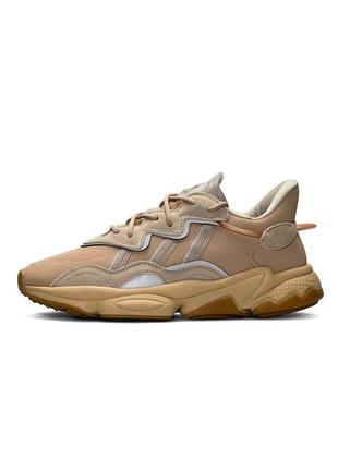 Мужские кроссовки  adidas  ozweego beige