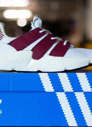 Чоловічі кросівки adidas prophere white bordo