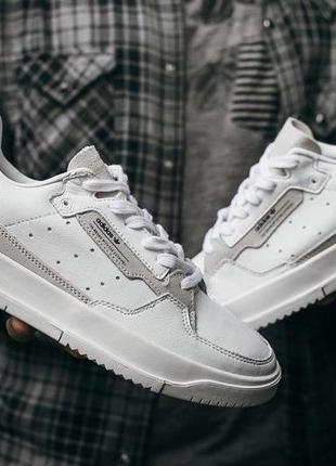 Мужские кроссовки  adidas brand with the 3 stripes “white/grey”