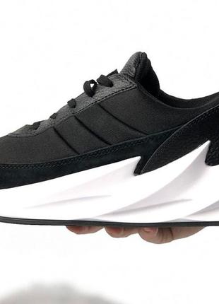 Чоловічі кросівки adidas shark black white1 фото