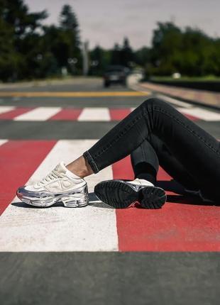 Женские кроссовки  adidas raf simons ozweego cream3 фото