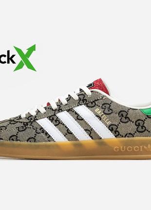 Мужские кроссовки   adidas gazelle x gucci