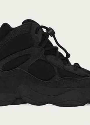 Жіночі кросівки adidas yeezy 500 high utility black