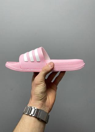 Женские кроссовки  adidas slides pink9 фото