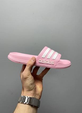 Женские кроссовки  adidas slides pink2 фото