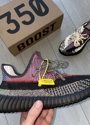 Жіночі кросівки  adidas yeezy boost 350 v2 yecheil reflective 361 фото