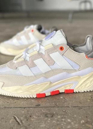 Мужские кроссовки  adidas niteball beige 43