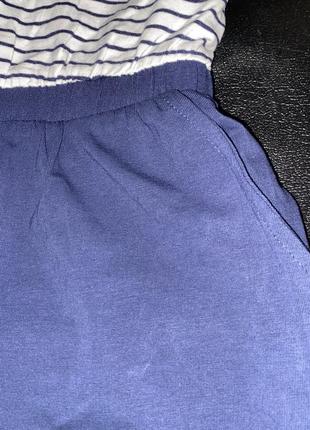 Ромпер с шортами коттоновый, с карманами/на размер: 152 (11-12 лет)// бренд: ovs10 фото