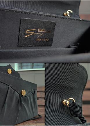 Изысканная итальянская сумочка genny винтаж кроссбоди через плечо клатч5 фото