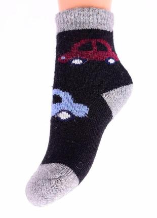 Шерстяные носочки детские внутри с махрой , 11-14 см