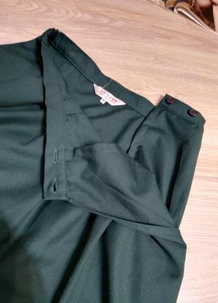 Стильная брэндовая юбка трапеция пышная с карманами из натуральной шерсти8 фото