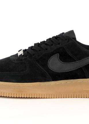 Чоловічі кросівки nike air force 1 07 se "black gum"