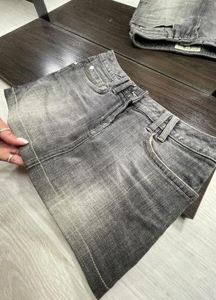 Жіноча джинсова юбка karen millen4 фото