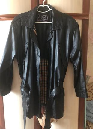 Мужская кожаная куртка