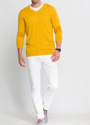Пуловер lc waikiki m - 100% хб новый ochre yellow2 фото