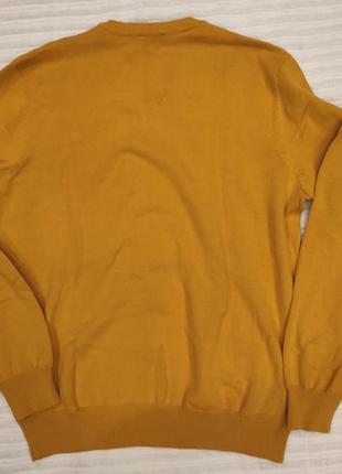 Пуловер lc waikiki m - 100% хб новый ochre yellow6 фото