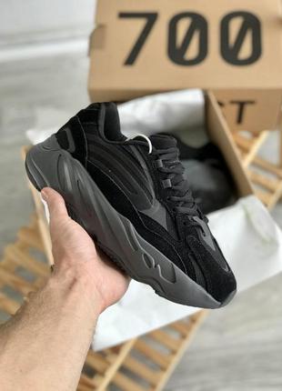 Мужские кроссовки  adidas yeezy boost 700 v2 black 18 фото