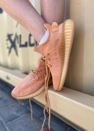 Мужские и женские кроссовки  adidas yeezy boost 350 v2 mono clay