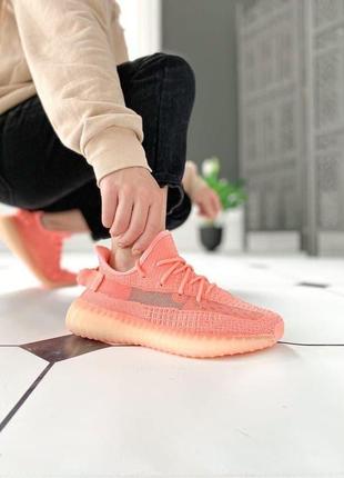 Женские кроссовки  adidas yeezy boost 350 v2 pink 1