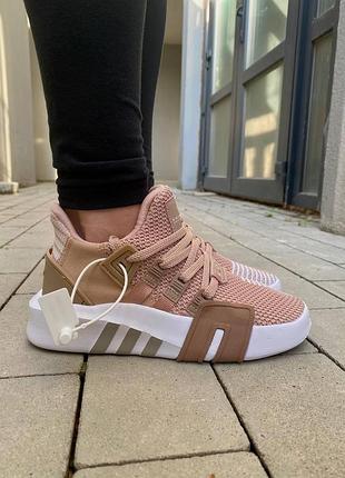 Женские кроссовки  adidas eqt pink white3 фото