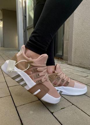 Женские кроссовки  adidas eqt pink white4 фото