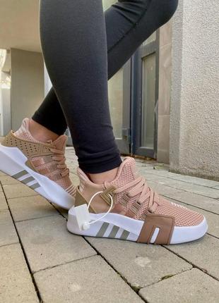 Женские кроссовки  adidas eqt pink white5 фото